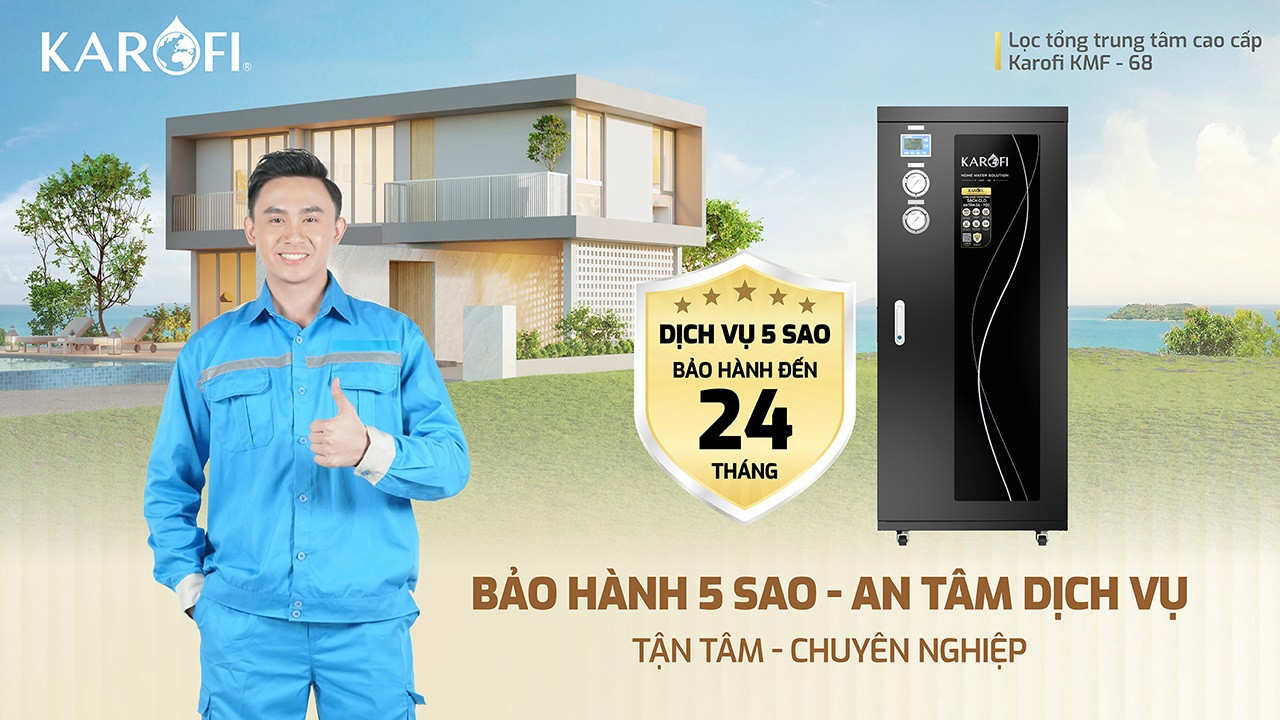 Lọc Tổng Trung Tâm Cao Cấp Karofi KMF-68